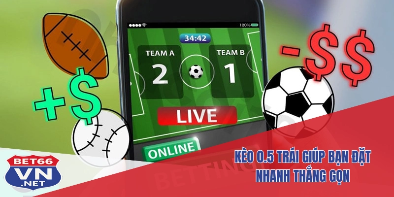 Cách Hiểu Kèo Tài Xỉu Nửa Trái - 0.5 Trong Cá Cược Bet66 3 Kèo 0.5 trái giúp bạn đặt nhanh thắng gọn